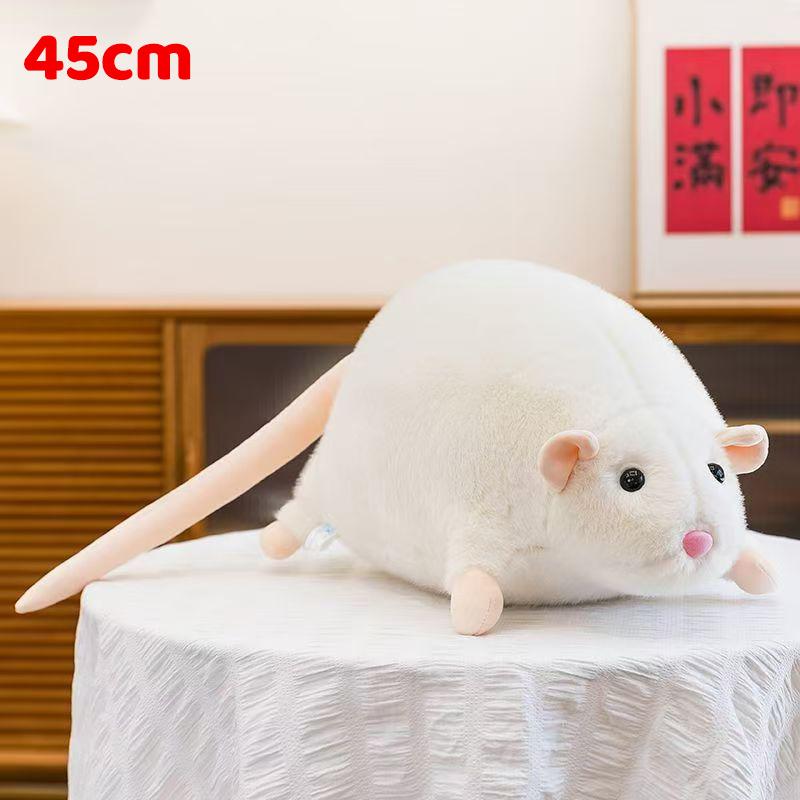 33/45Cm Mouse Doll Cartoon Flower Branch Rat Doll Soft Plush Animal Figure Throw Pillows Kids Gift Birthday Toys Hobbies
