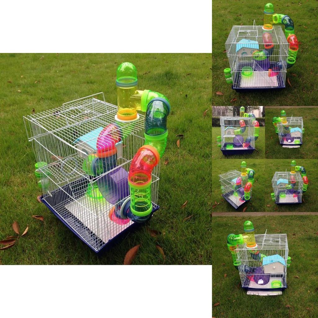 Bird Cage For Small Birds With Metal Construction And Luxurious Villa Design For Home Use