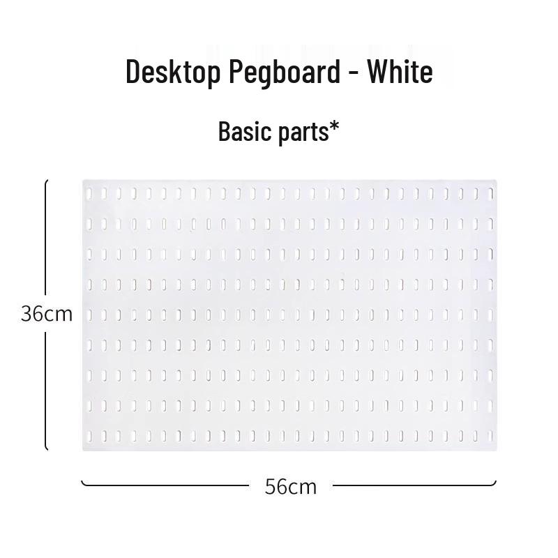 Desktop Pegboard Organizer – Standable/Adhesive No-Drill Storage Dividers for Desk Accessories