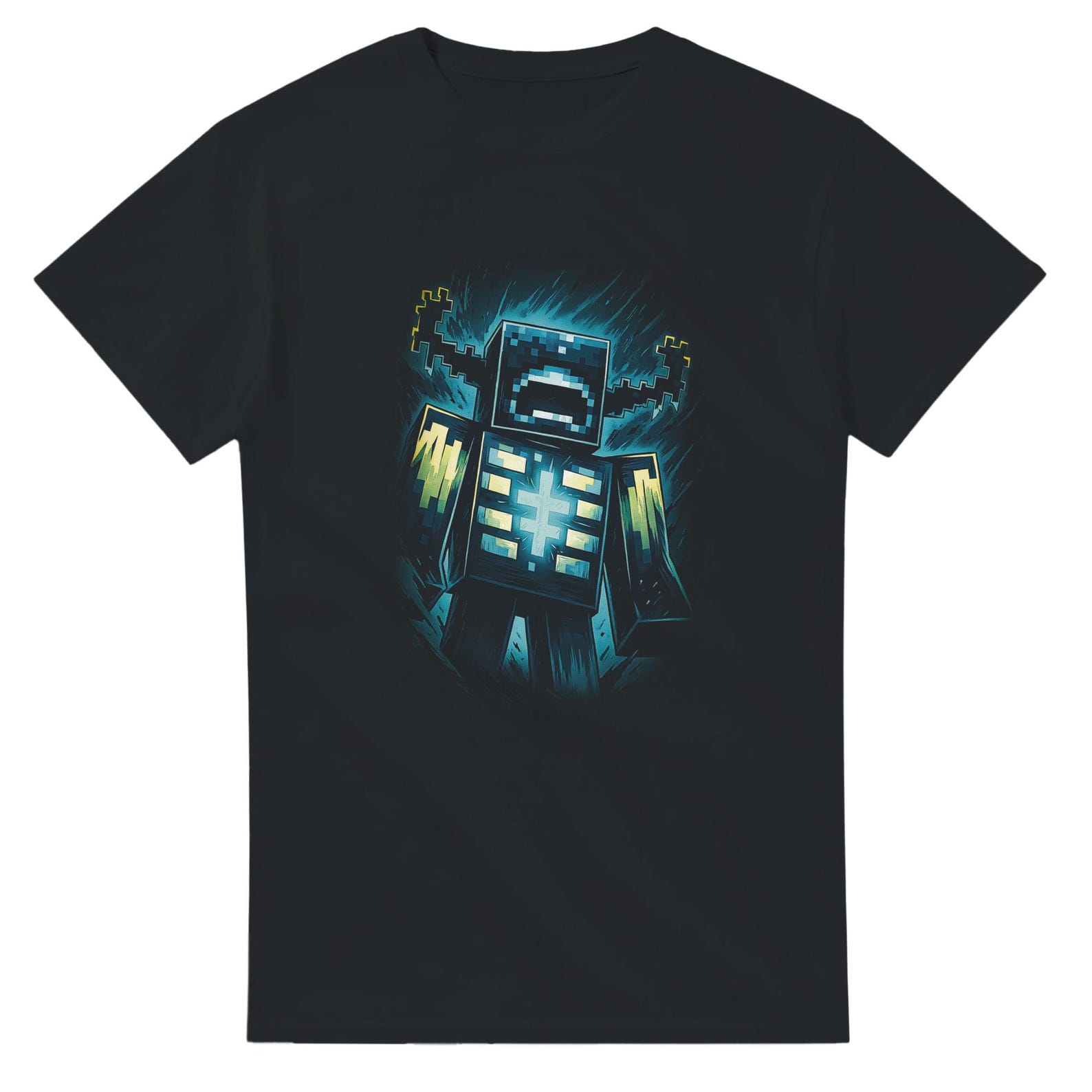 Warden Halftone Heavyweight Unisex Crewneck T shirt | Gildan® 5000 4XL
