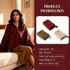 Winter Usb Electric Heated Blanket Wearable 3 Heating Level Heated Shawl Portable Body Warmer Blanket For Home Office Sofa Shawl