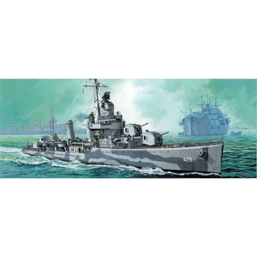 Platz Dragon 1/350 WWII U.S. Navy Greaves-class U.S.S. Livermore DD-429 1942 Plastic Model Kit DR1027