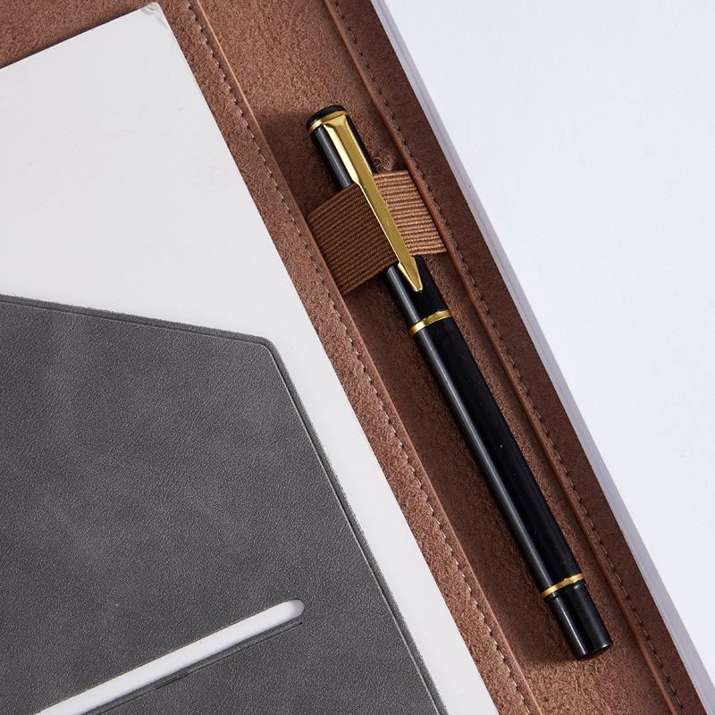 A4 Business Folder Leather Signing This Contract Clip Data Book File Storage Premium Durable Quality Useful Practical