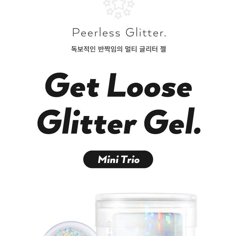 UNLEASHIA Gevşek Simli Jel Mini Üçlü Set YesStyle Özel Seti