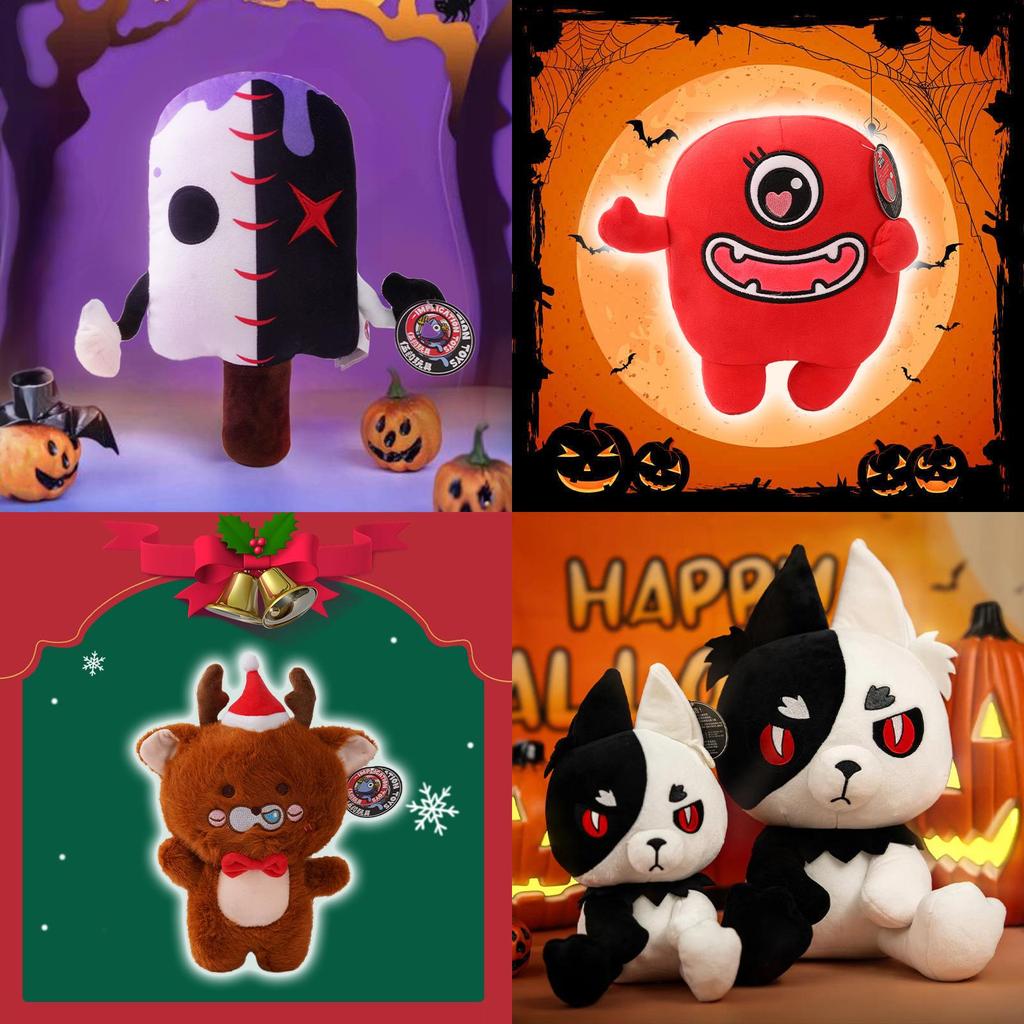 Halloween Plush Toy With Dark Series Demon Design For Collectors And Kids