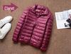 Men's Oversized Hooded Down Jacket - Short, Thin, Stand-up Collar, Large Size