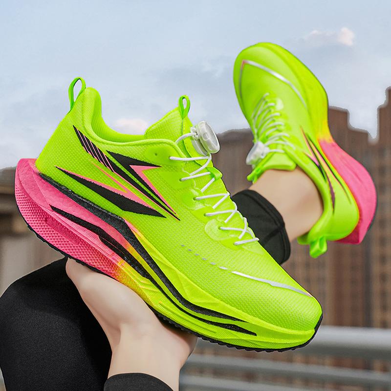 Running Shoes Men Lightweight Anti-slip Wear-resistant Casual Shoes Men Lace-up Sports Breathable Low-top Shoes Men