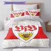 VfB Stuttgart Pattern Bedding Home Decoration Birthday Gift ( 1 Duvet Cover + 2 Pillowcase, Without Core),fan Merchandise.