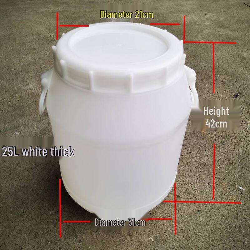 Thickened Multi-functional PE Plastic Storage Bucket with Lid