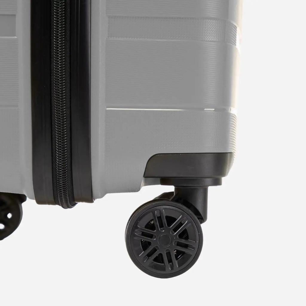 Wings Hawfinch 3.0 Medium Suitcase Polypropylene 24" D. Grey