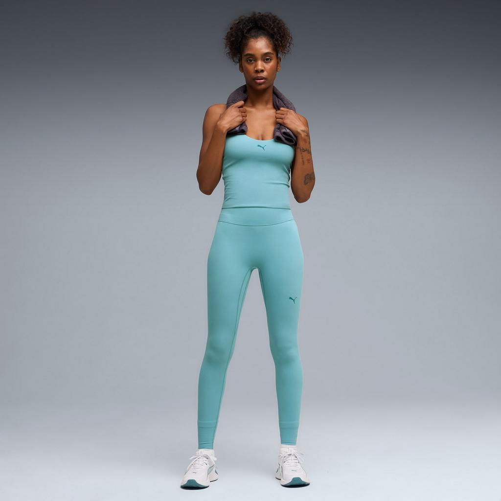 Puma SHAPELUXE HW 7/8 women's training leggings blue 52746346 r S