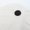 Color Blocking Corduroy Baseball Caps for Unisex Couple Street Versatile Snapback Hats for Autumn Winter, Ideal Choice for Gifts