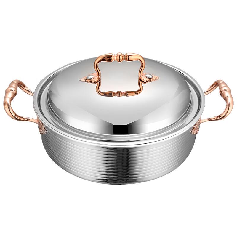 Yoshida Craftsman 304 Stainless Steel Divided Hot Pot