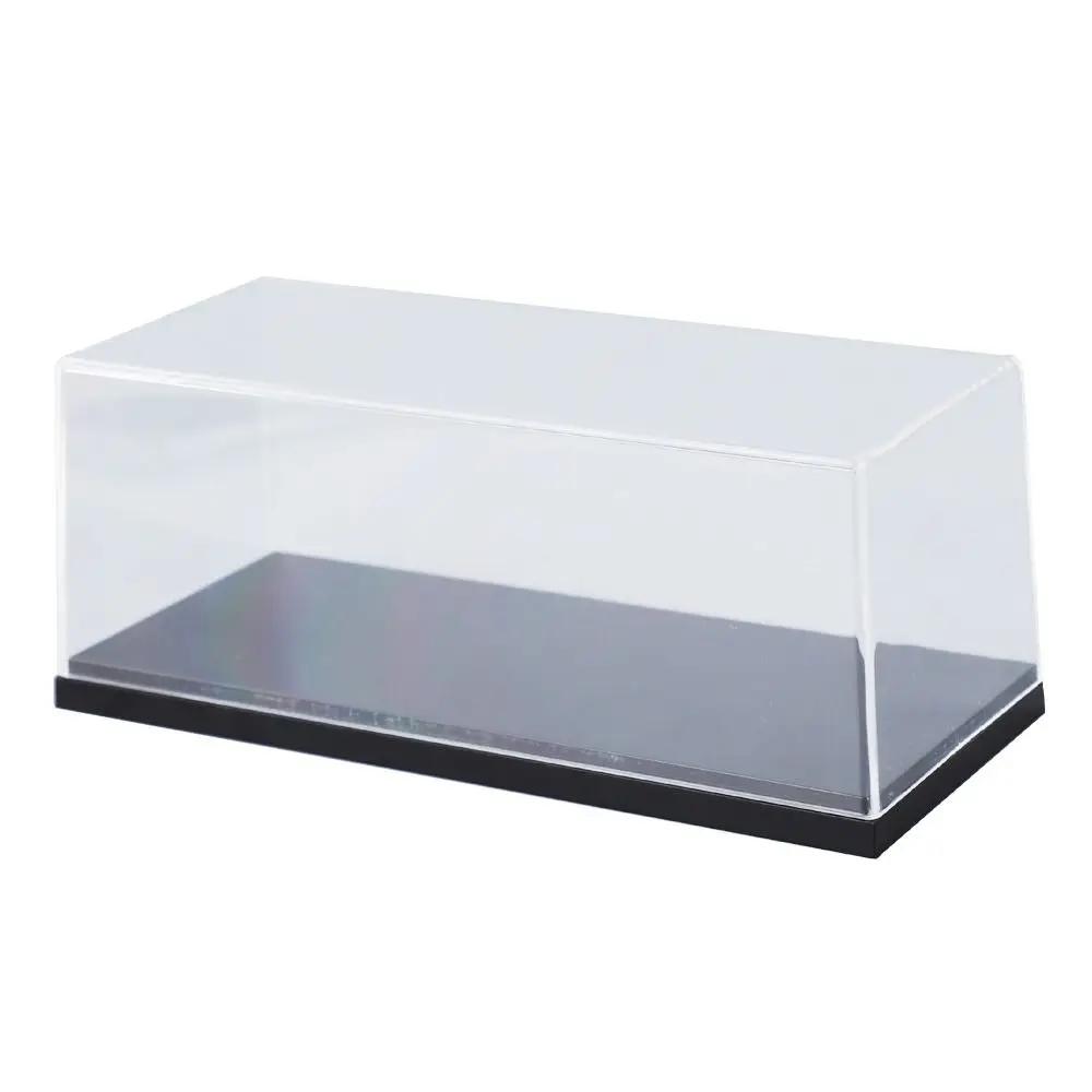 

Practical 1/64 Diecast Model Car Display Box Acrylic Transparent Model Car Dust Cover Dustproof DIY Display Frame Collectibles 106x46x46mm чёрный
