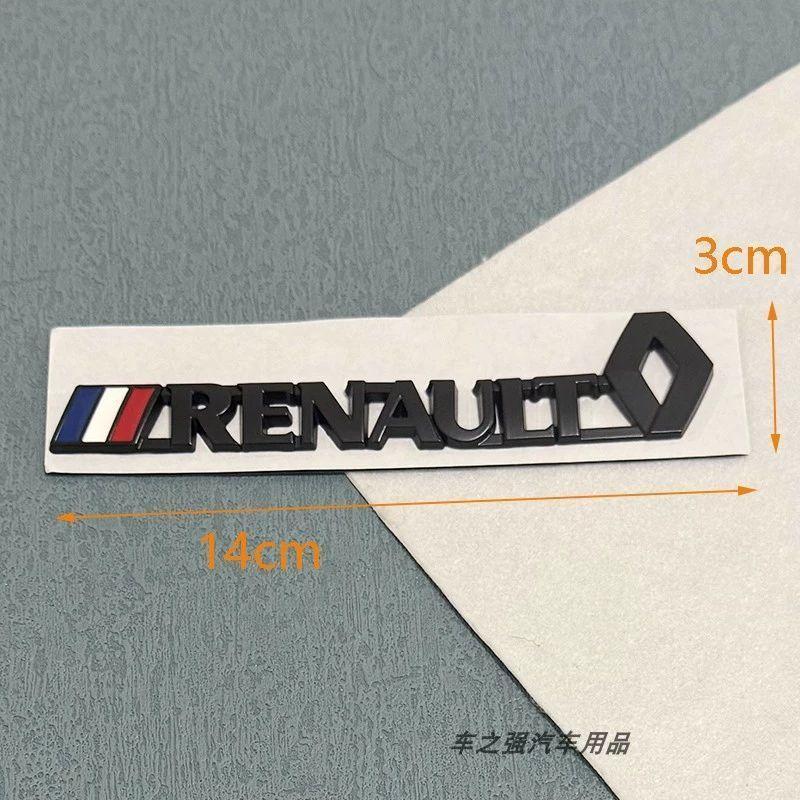 Car Emblem Badge Stickers For Renault Trafic Duster Megane 2 3 4 Clio Duster Fluence H Logan Captur Arkana Laguna MK4 Zoe RS