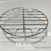 Stainless Steel Double-Layer Air Fryer Grill Rack with Skewers