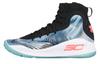 Curry 4 Curry 4 Abriebfest Hohe Schnürung Kinder Basketballschuhe Schwarz Weiß 1295995-008