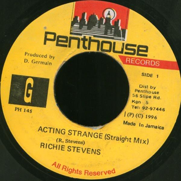 

7inch Record RICHIE STEPHENS - Acting Strange PH145 Penthouse Recor 1996 Jamaica Reggae, Ska & Dub Used