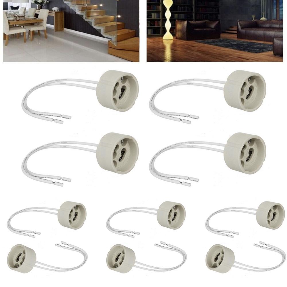 

GU10 Holder Socket Connector Fitting Wire 150mm Wire 10pcs