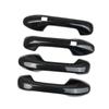 Door Handle Cover For Hyundai Palisade     Carbon Fiber Chrome Car Trim Sticker Styling Accessories
