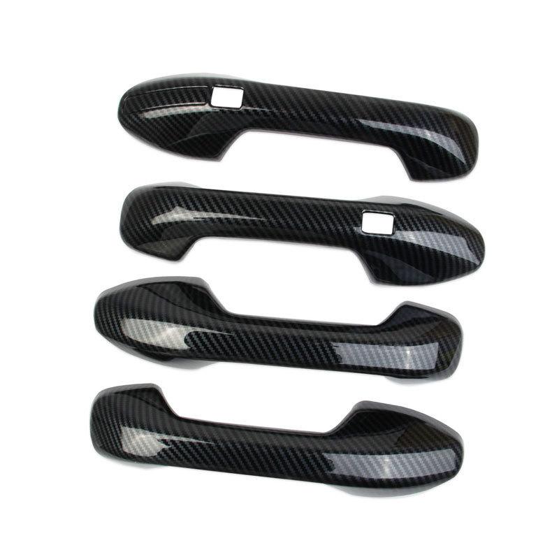 Door Handle Cover For Hyundai Palisade Carbon Fiber Chrome Car Trim Sticker Styling Accessories