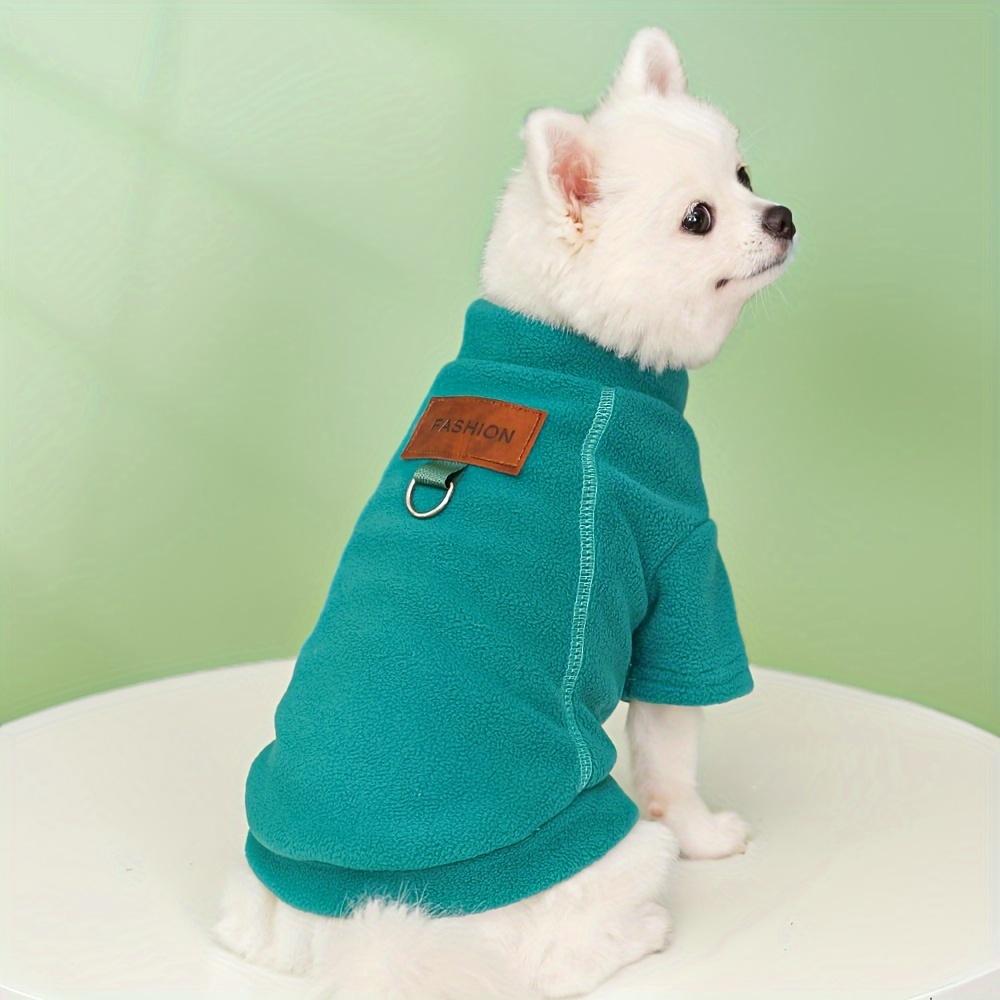 Leash-Ready, Chic & Cozy Pet Hoodie for Dogs and Cats Warm, Windproof Sweatshirt with Leash Attachment for Small Breeds