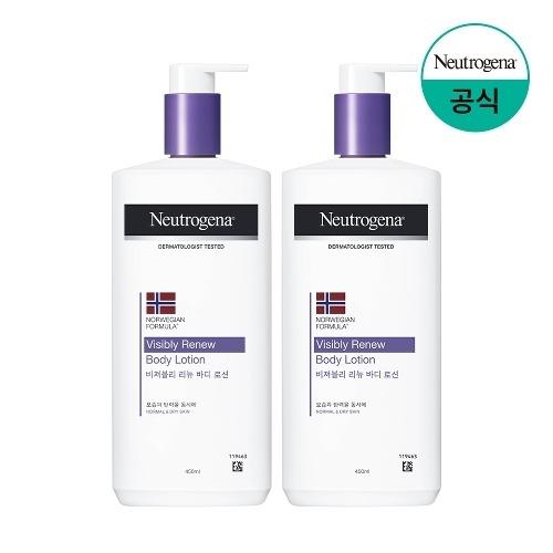 Neutrogena Visibly Renew Body Lotion 450ml x2_631335
