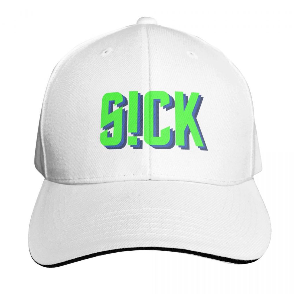 Sickick Sick Kick Sckck Green Baseball Cap Luxury Hat Birthday Winter Hat Hiking Hat Hats Women Unisexs