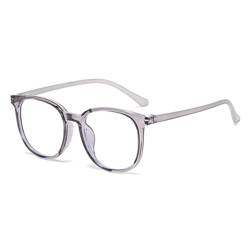 14529 Round Frame High Sense Tr90 Plain Thin Glasses Frame 2023 Versatile Fashion Internet Celebrity Street Shot Flat Mirror
