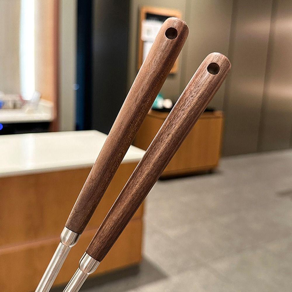 304 Stainless Steel Seamless Spatulas Walnut Steak Shovel Fried Shovel  Cooking Utensils