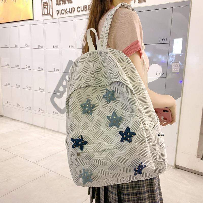 Fashion Japanese Cute Girl Pentagram Women's Backpack College Student School Bag Female High School Backpack