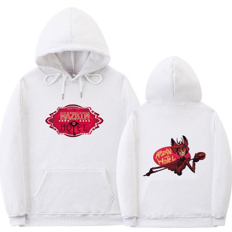 Hazbin Hotel Hoodie Unisex Oversized Cotton Sweatshirt Casual Wear
