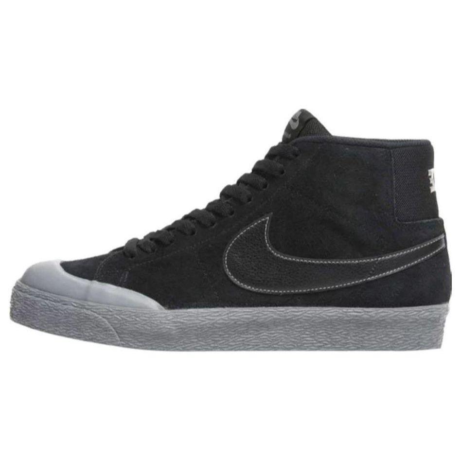 Nike Sb Blazer Zoom Mid Xt Men Women Black Black Metallic Pewter Cool Grey 876872-006 EU 37.5