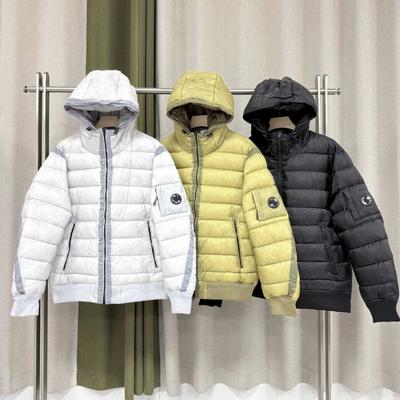 Giacca Piumino Leggera con Cappuccio in Cotone da Uomo Donna con Zip Frontale Tasca a Toppa Streetwear Casual Capospalla Invernale