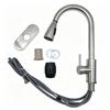 PKSUKB Stainless Steel Pull-Out Kitchen Faucet with 3 Spray Modes