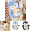 Cute Penguin Cub Plush Toy Fluffy Stuffed Animal For Valentine's Day Gift Best Friend Gift And Sister