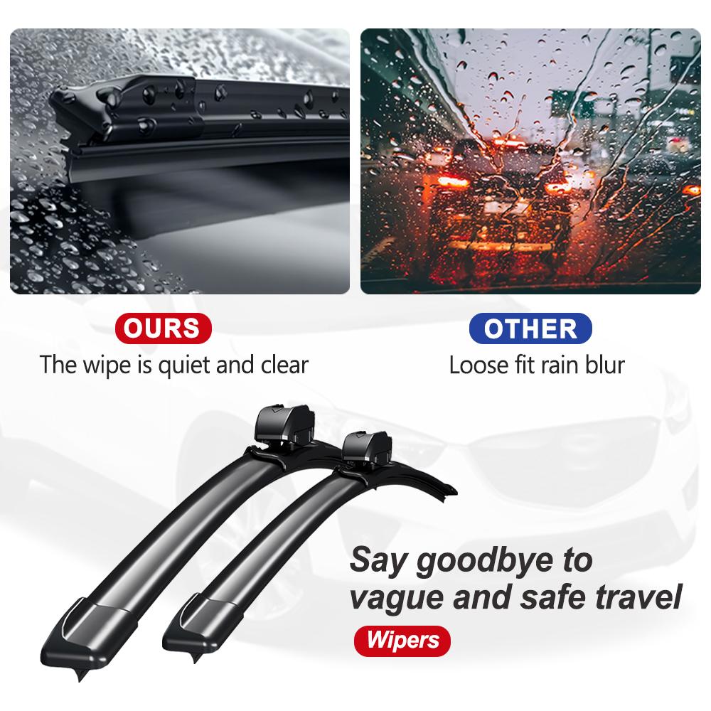 For  Kia Sonet QY 2020-2025 Front Windshield Wiper Blades 2pcs Windscreen Window Accessories