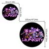 K-POP D-Demon H-Hunters Round Rug for Kids Room Pink Play Mat Soft Non-Slip Carpet for Girls Boys Bedroom Personalized Floor Mat