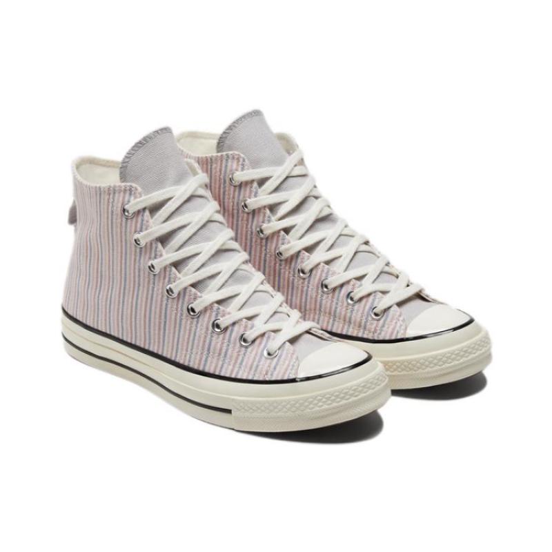 Converse 1970s Striped Casual High-Top Canvas Unisex Pink Purple