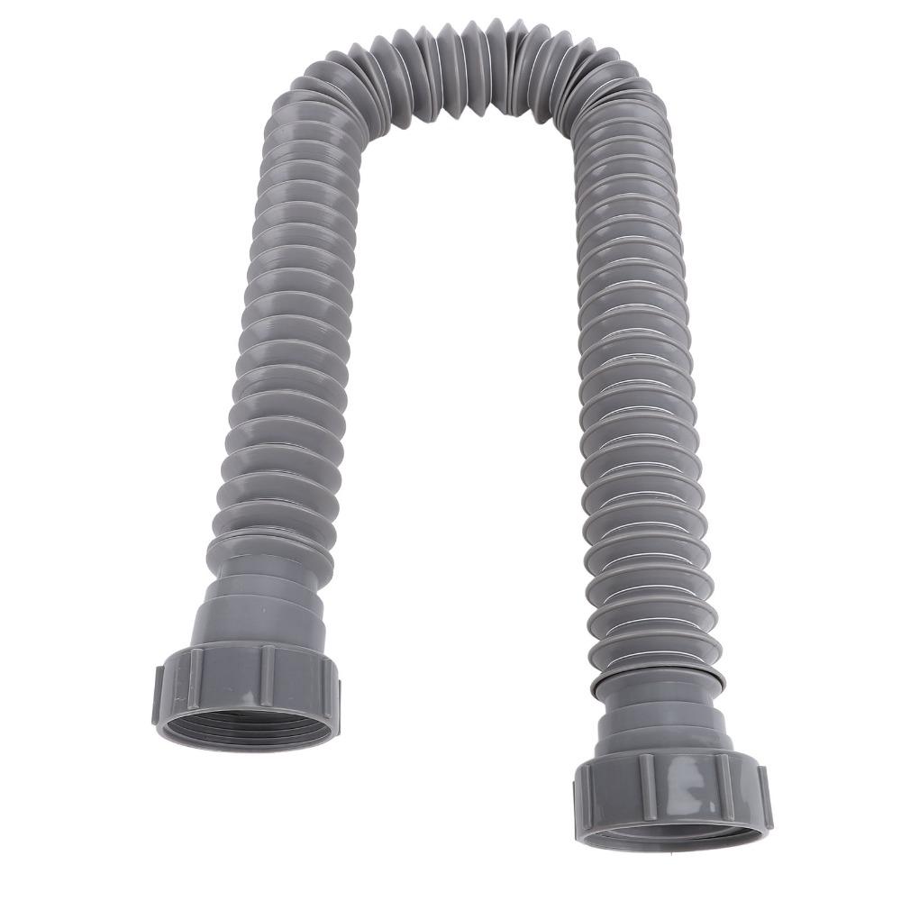 Leakproof Design Sink Drain Hose 45mm Inlet P Trap Pipe Kit Under Sink Plumbing Pipe Slotted Basin