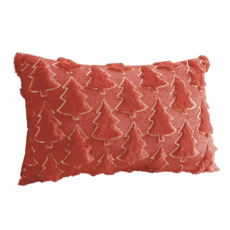 Removable Cushion Cover for Sofa Office Chair Christmas Pillow Sleeve Decorative and Functional Pillowcase for Home Use
