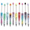 Rotating Acrylic Beaded Pen with Creative UV Printing for Students