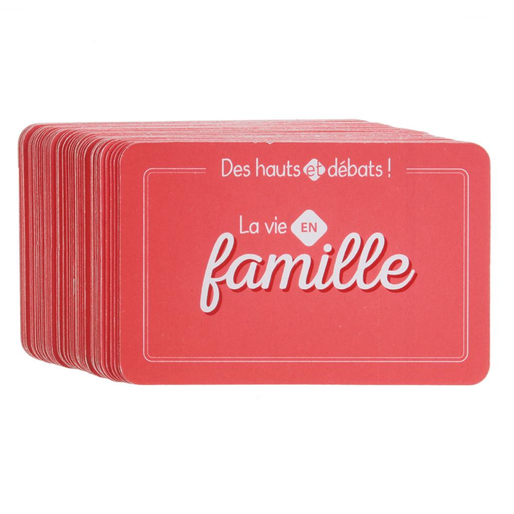 Les Trésors De Lily [R0015] - 'Family Life' Card Game (54 Cards) - 84x55x30 Mm