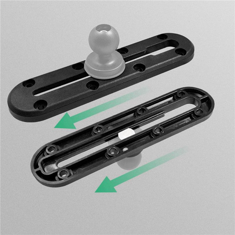 A16P-6X Kayak Slide Track Rails Bracket DIY Accessories Fishing Rod Holder Mounting Base Rack Compatible RAM