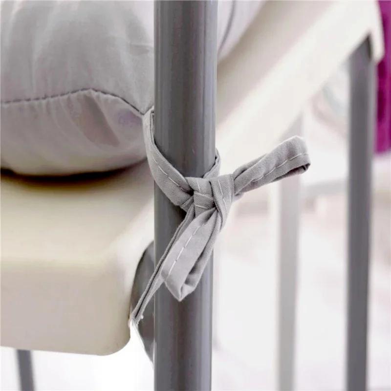 Thicken Sanded Cushion Chair Cushion Restaurant Kitchen Office Decoration Computer Cushion Tied To The Seat Chair Decoration