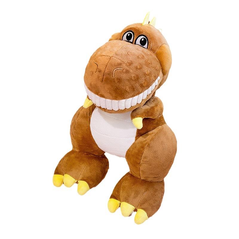Small Buck-toothed Dinosaur Cute Doll Plush Toy Boys and Girls Funny Doll Throw Pillow Doll Gift Cute Fun