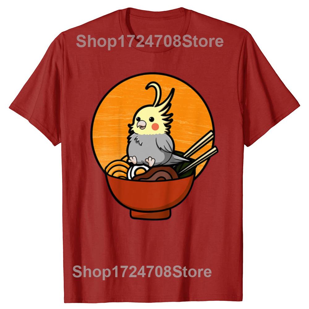 Cockatiel Cockatoo Bird Parrot T Shirts Graphic Cotton Streetwear Short Sleeve Birthday Gifts Summer Style Tshirt Mens Clothing S