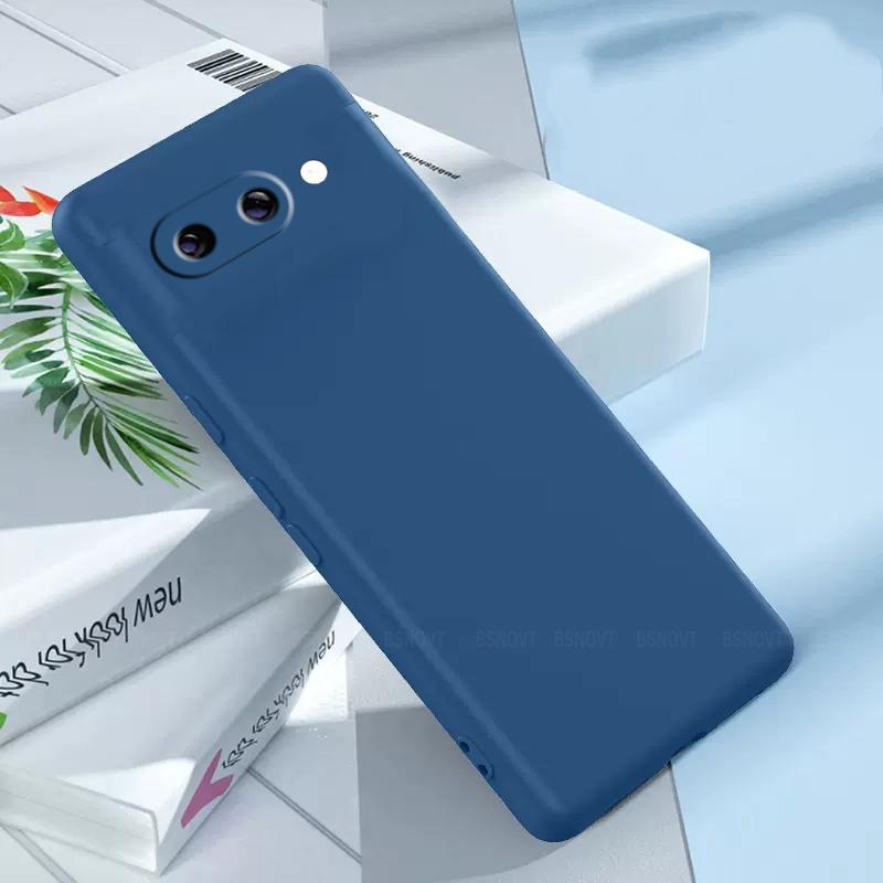 

For Google Pixel 9A Case Cover Google Pixel 9A Capas New Original Liquid Silicone Soft TPU Fundas Google Pixel 9 Pro XL 9A Cover For Pixel 9 Pro XL синий