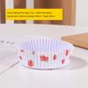 14*5*3cm 100pcs Disposable Muffin Cups Egg Tart Molds Heat Resistant Cupcake Cups Thickened Paper Cupcake Liner Mold Baking Tool