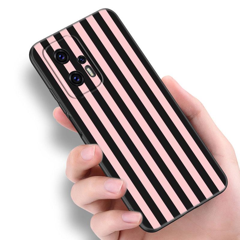 Czarne Białe Kraciaste Zebra Etui na Telefon Dla Xiaomi POCO F2 F3 M2 M3 M4 X3 X4 Pro NFC F4 GT 5G F1 X2 C3 C31 C40 M5S TPU Czarny Pokrowiec